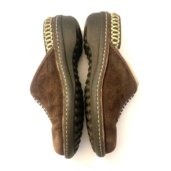 UGG Kohala Women's Brown
Suede Leather Clog Mules Slip-On Shoes - Picture 5 of 7